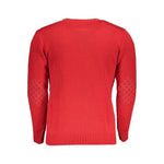U.S. Grand Polo Red Fabric Sweater