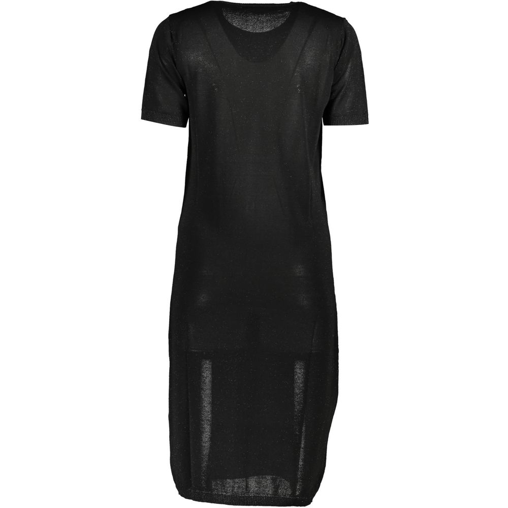 Cavalli Class Black Viscose Dress