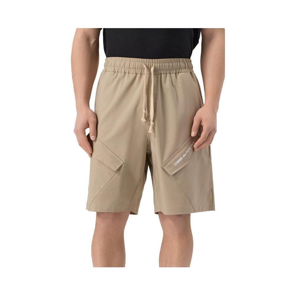 Comme Des Fuckdown Beige Cotton Short CO-15827-L