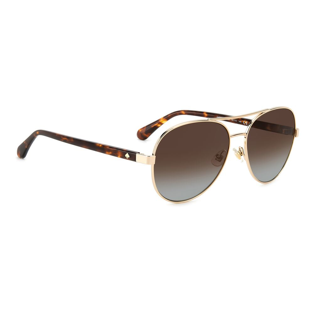 Kate Spade Gold Metal Sunglasses KSAVERIES06JF8LAAC