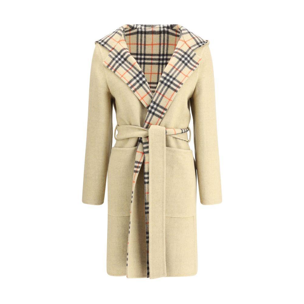 Burberry Reversible wool robe Coat BU-8113069B9368-4