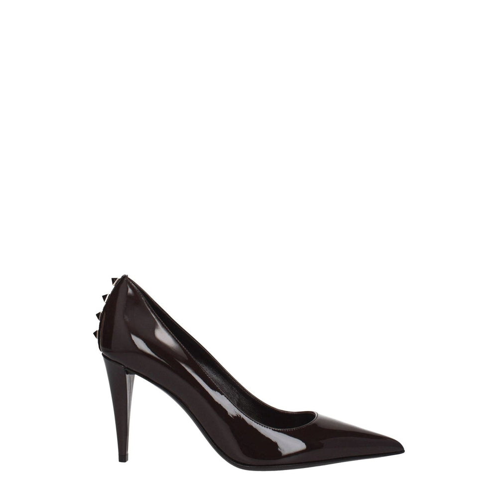 Valentino Garavani Brown Leather High Heel Pumps VA-8547391766793-EU37/US7