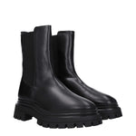 Stuart Weitzman Black Leather Ankle Boots ST-8547447865609-EU39/US9