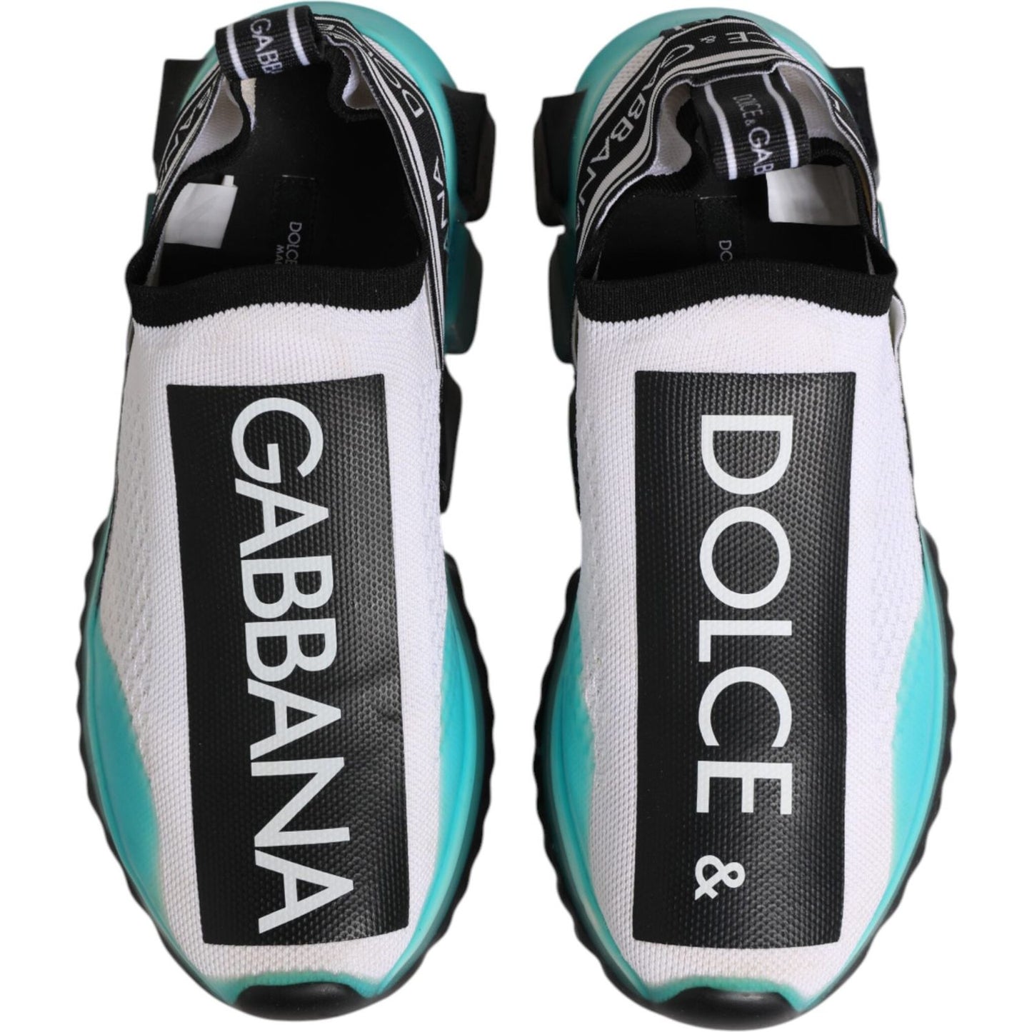 Dolce & Gabbana White Sorrento Slip On Low Top Sneakers Shoes LA12780-36