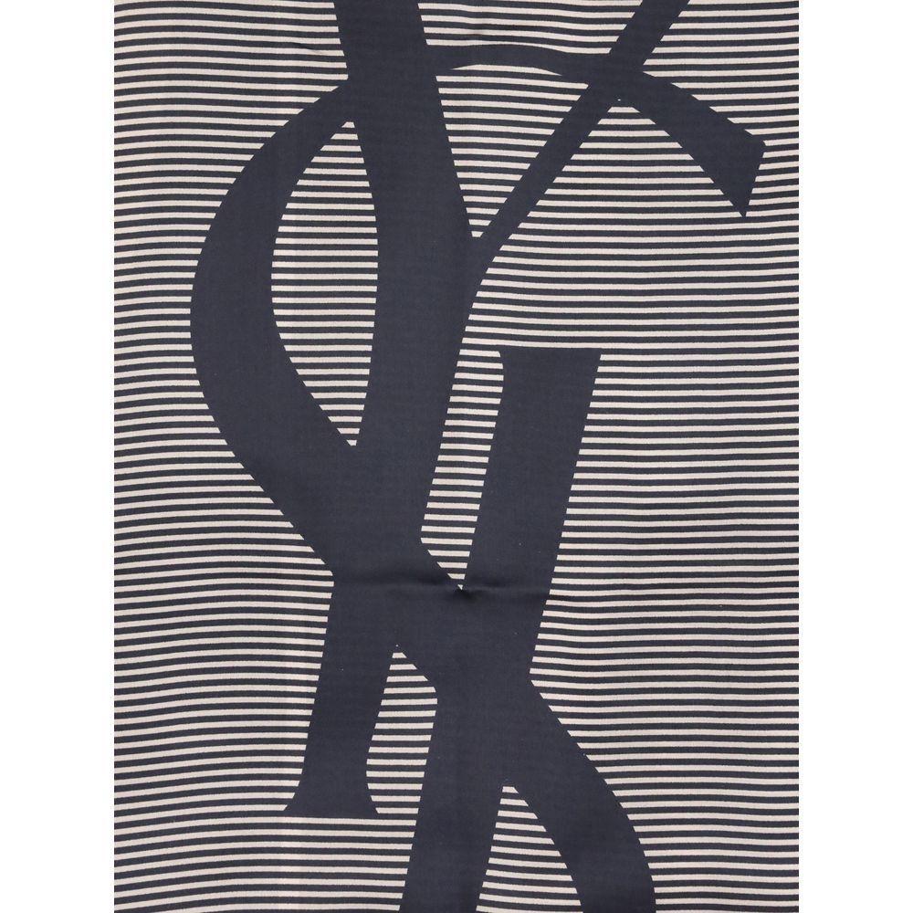 Saint Laurent Cassandre striped Stole SA8221383Y0394178BB