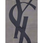 Saint Laurent Cassandre striped Stole SA8221383Y0394178BB