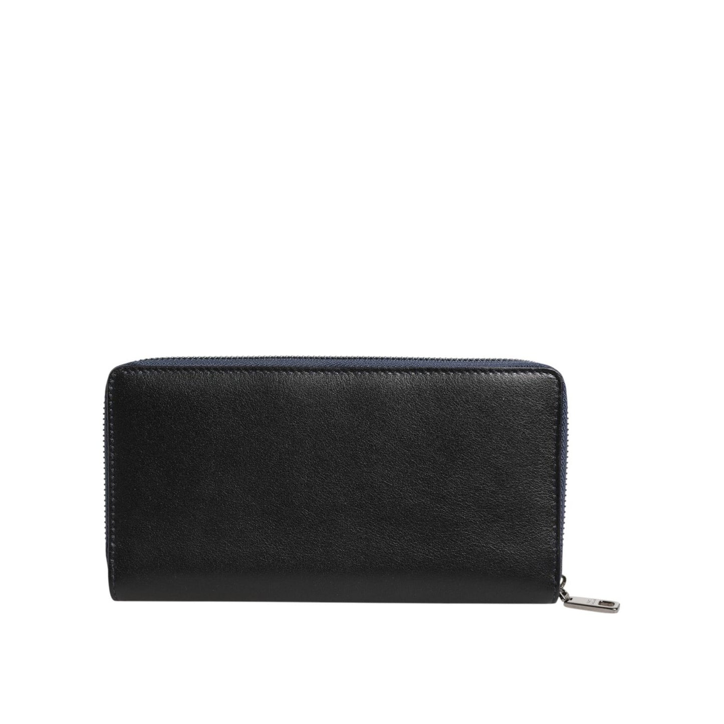 Dolce & Gabbana Black Blue Exotic Leather Men Continental Clutch Wallet BAG4688