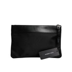 Dolce & Gabbana Multicolor Leopard Print Jacquard Logo Plaque Pouch Bag BAG4657