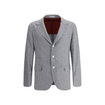 Brunello Cucinelli Cashmere and silk flannel Blazer BR-MR4367BTDC591-IT50 | L