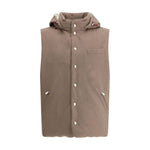 Brunello Cucinelli Wool Down Vest BR-MM4701775CSV18-M