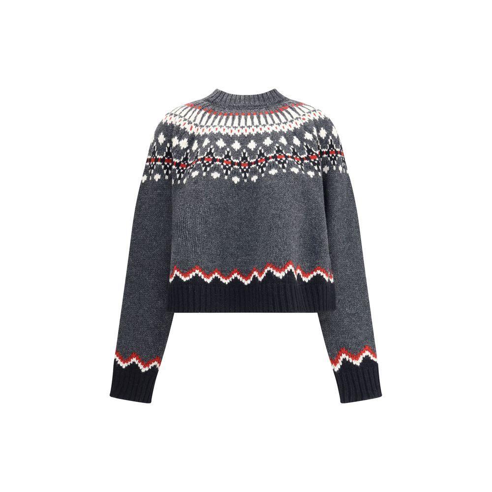Alanui Sweet Winter Sweater AL-LWHE061E25KNI0010610BLACKGREYM-S