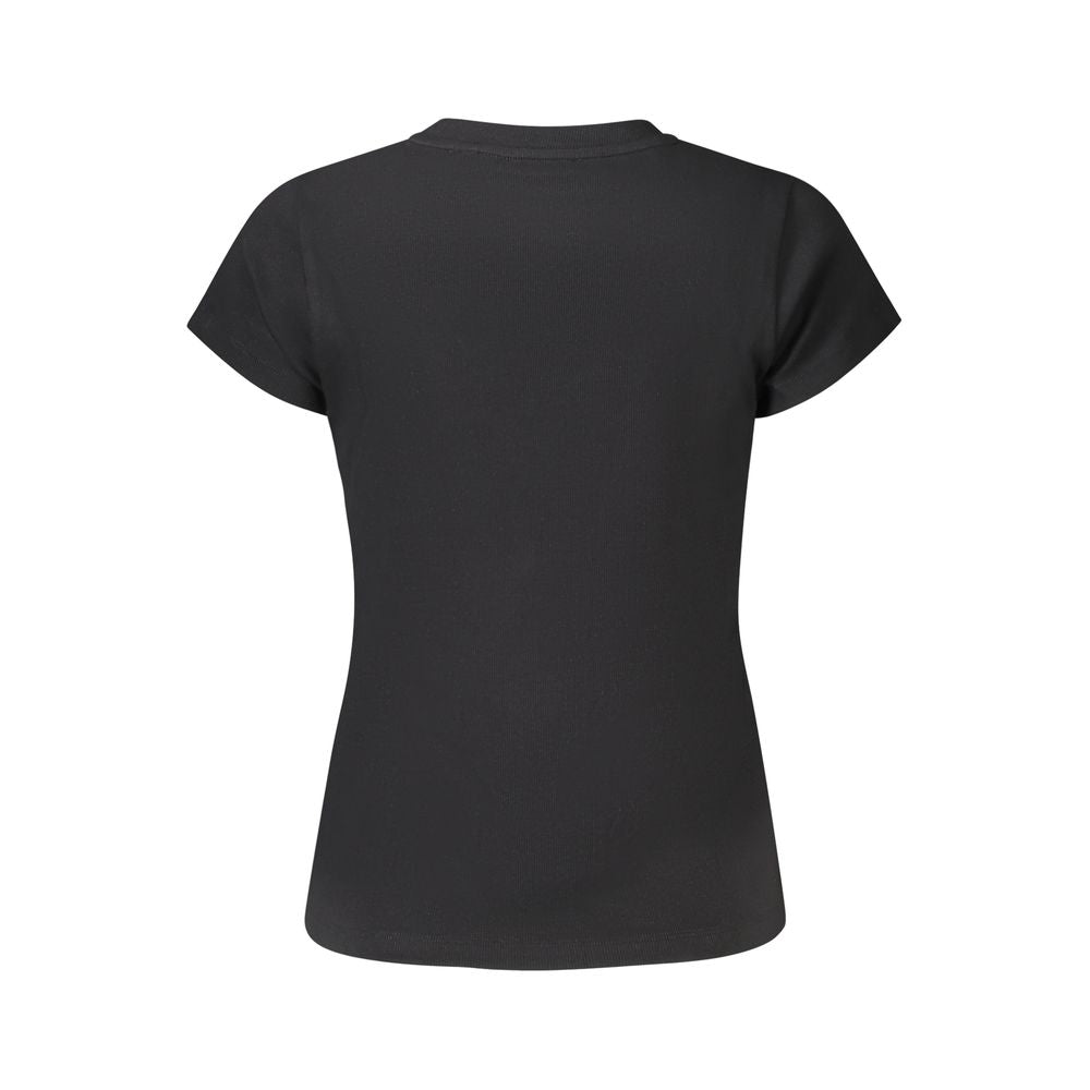 Pepe Jeans Black Cotton T-Shirt