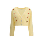 Alessandra Rich Mohair Cardigan with embroidery AL-FABX41839088-IT40 | M