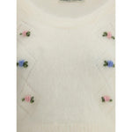 Alessandra Rich Short sleeve mohair Sweater AL-FABX41869001-IT38 | S