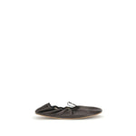The Row Rounded Ballerinas TH-F1637N66BLK-EU37.5/US7.5