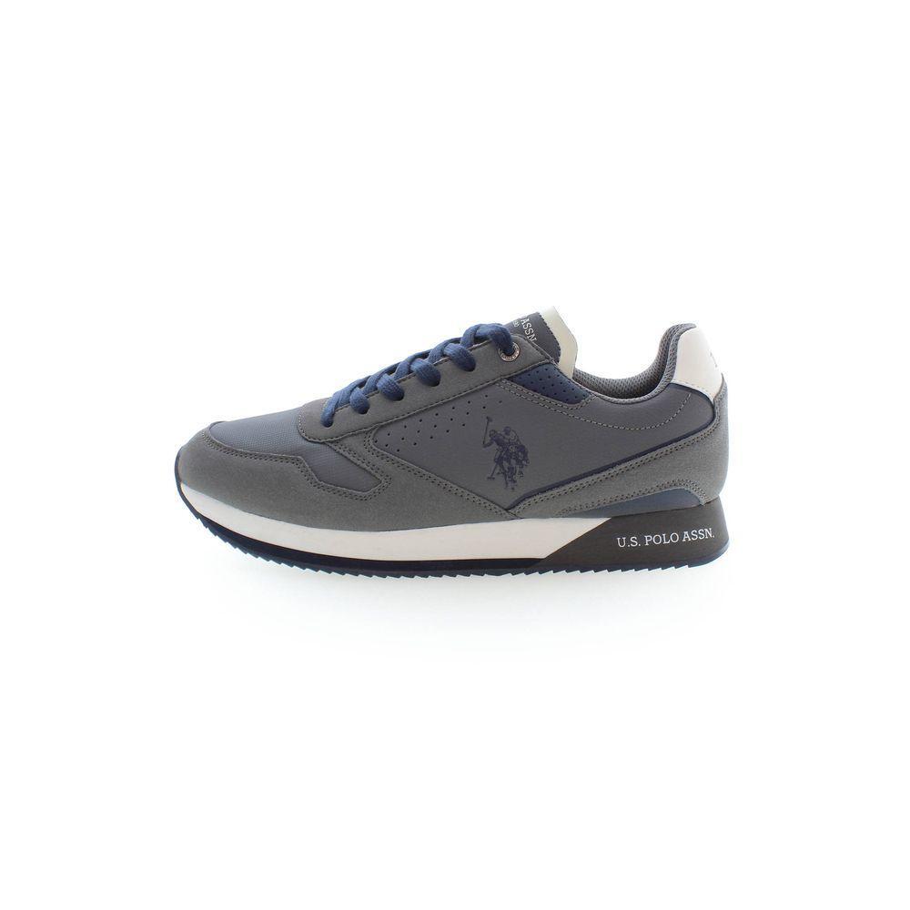 U.S. POLO ASSN. Gray Polyester Sneaker US-15463-EU45/US12