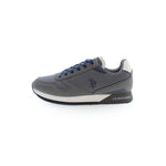 U.S. POLO ASSN. Gray Polyester Sneaker US-15463-EU45/US12