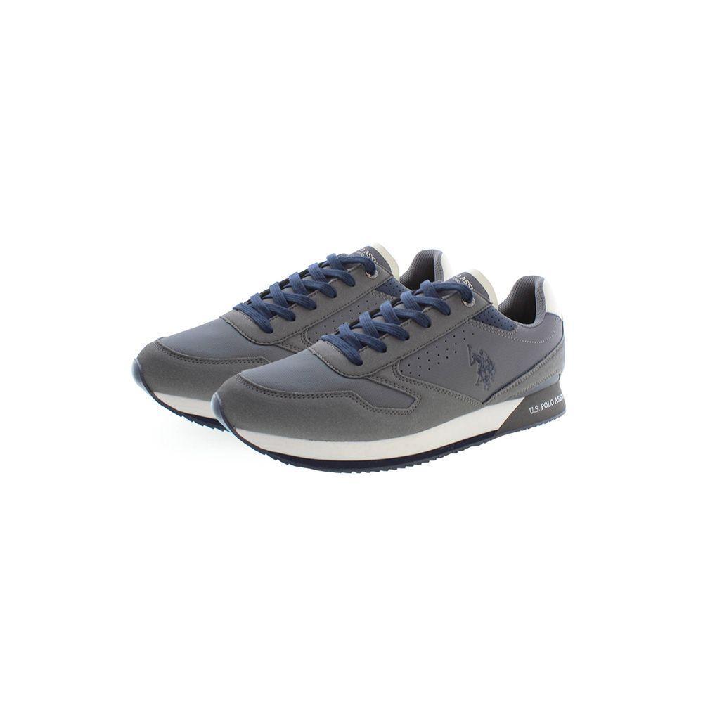 U.S. POLO ASSN. Gray Polyester Sneaker US-15463-EU45/US12