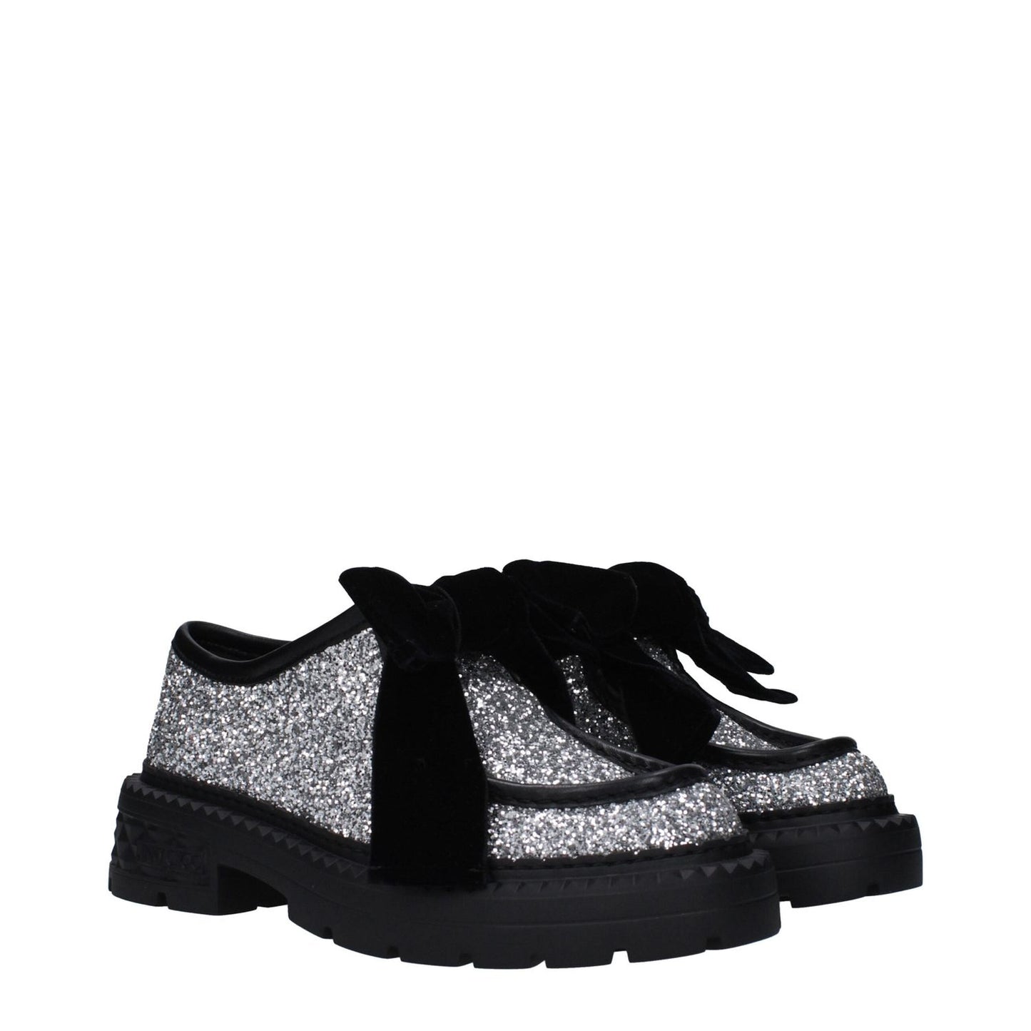 Jimmy Choo Gray Plastic Slip-On Loafers JI-10009468829961-EU38.5/US8.5
