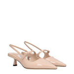 Jimmy Choo Pink Leather Mid Heel Pumps JI-15268616175881-EU36/US6