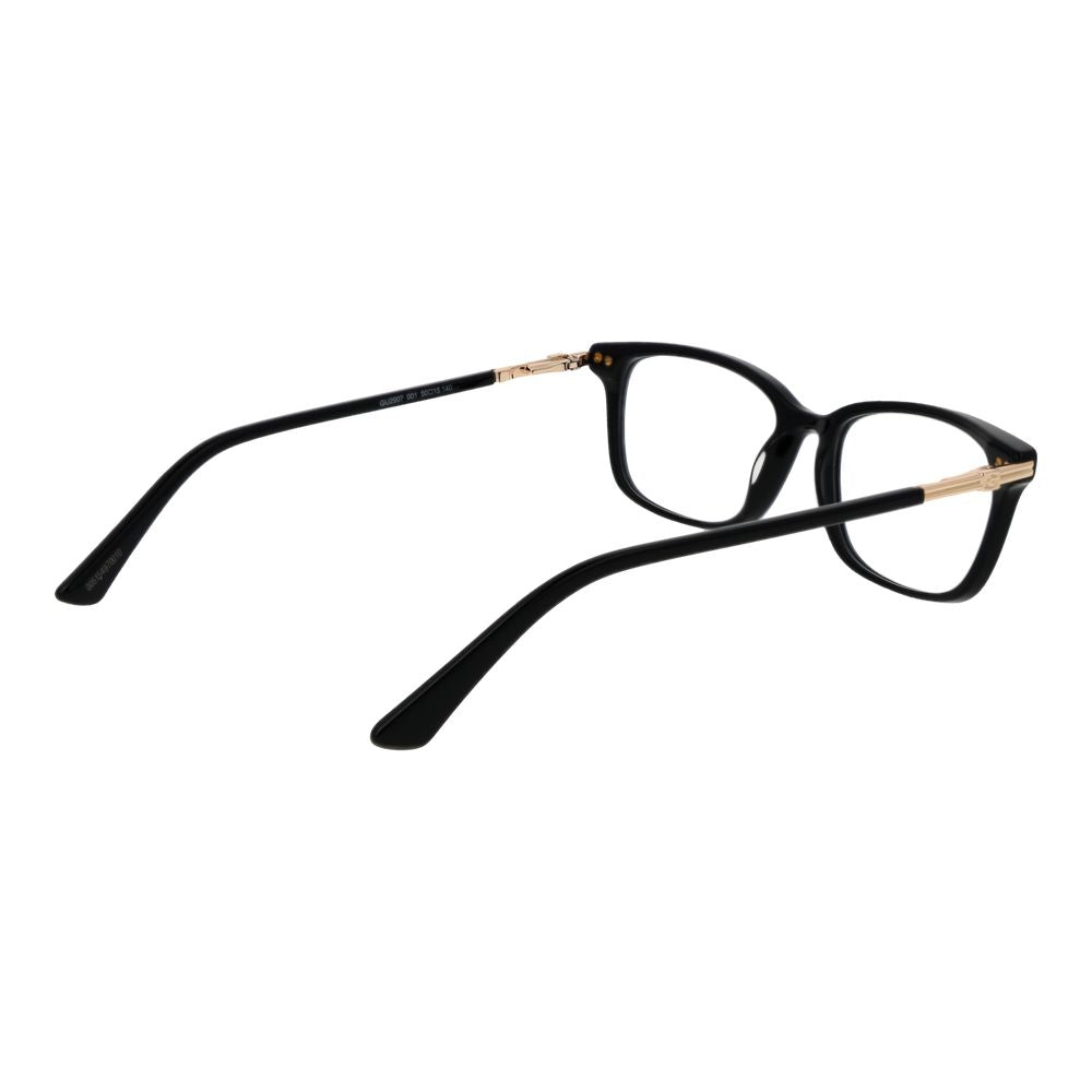 Guess Black Acetate Glasses (Frames) for women with full-rim acetate frame, demo lenses, and a branded case included.