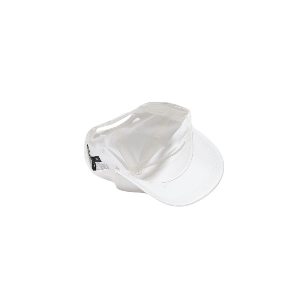 Armani Exchange White Cotton Cap (Baseball Hat) Armani Exchange