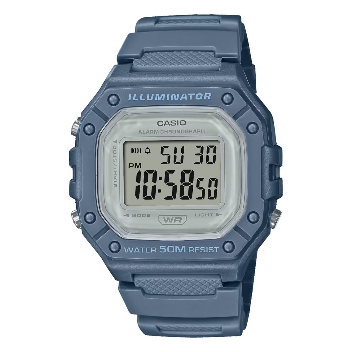 CASIO TIMELESS COLLECTION Mod. SPORT ILLUMINATOR WR 50M. ALARM. CHRONOGRAPH - AVIO - COLORED SERIE WATCHES