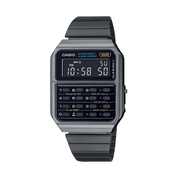 CASIO VINTAGE Mod. CALCULATOR EDGY COLLECTION - FULL BLACK ***SPECIAL PRICE*** WATCHES