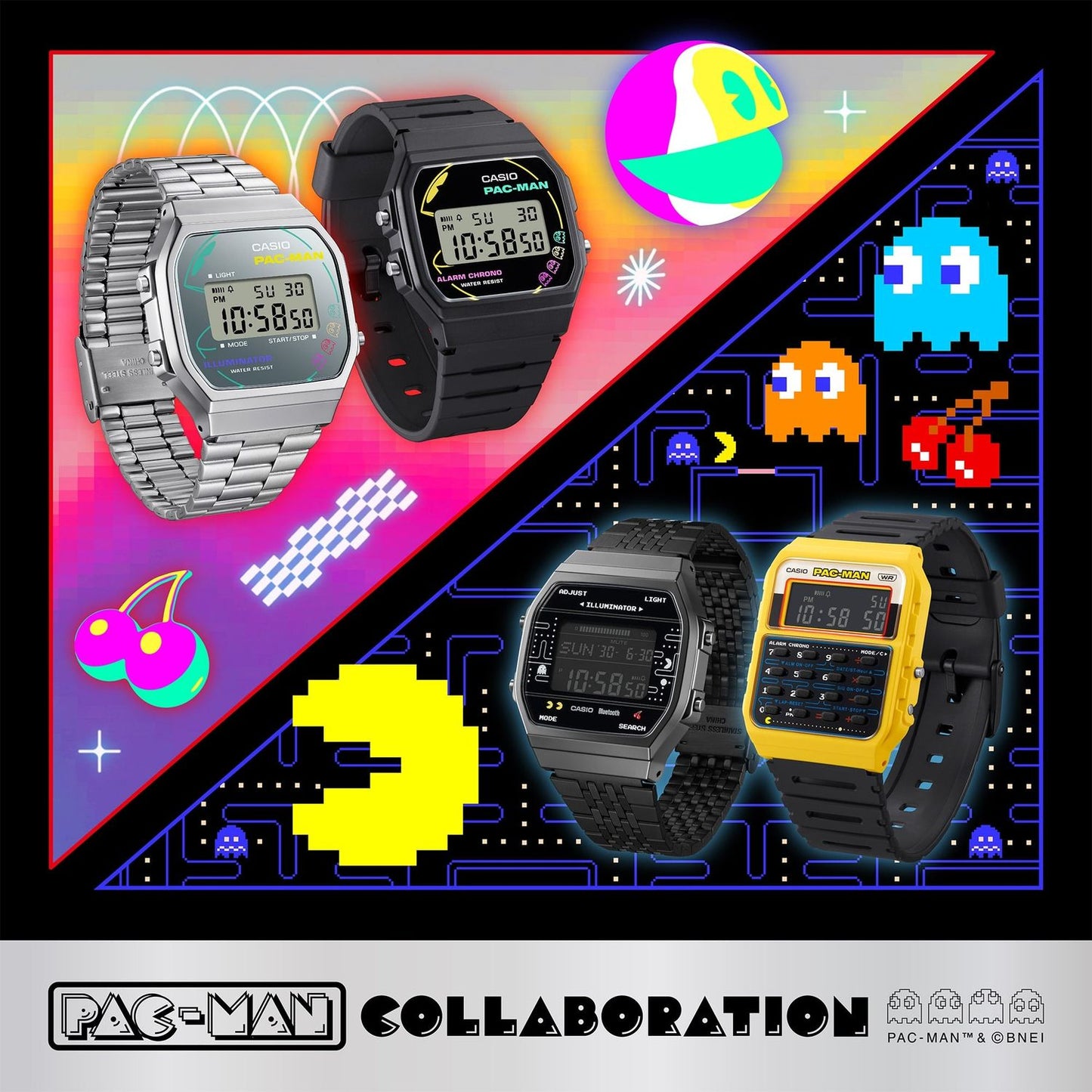CASIO VINTAGE Mod. ICONIC - PAC-MAN Special Edt. WATCHES