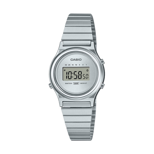 CASIO VINTAGE Mod. MINI COLLECTION SLIM ROUND - SILVER WATCHES