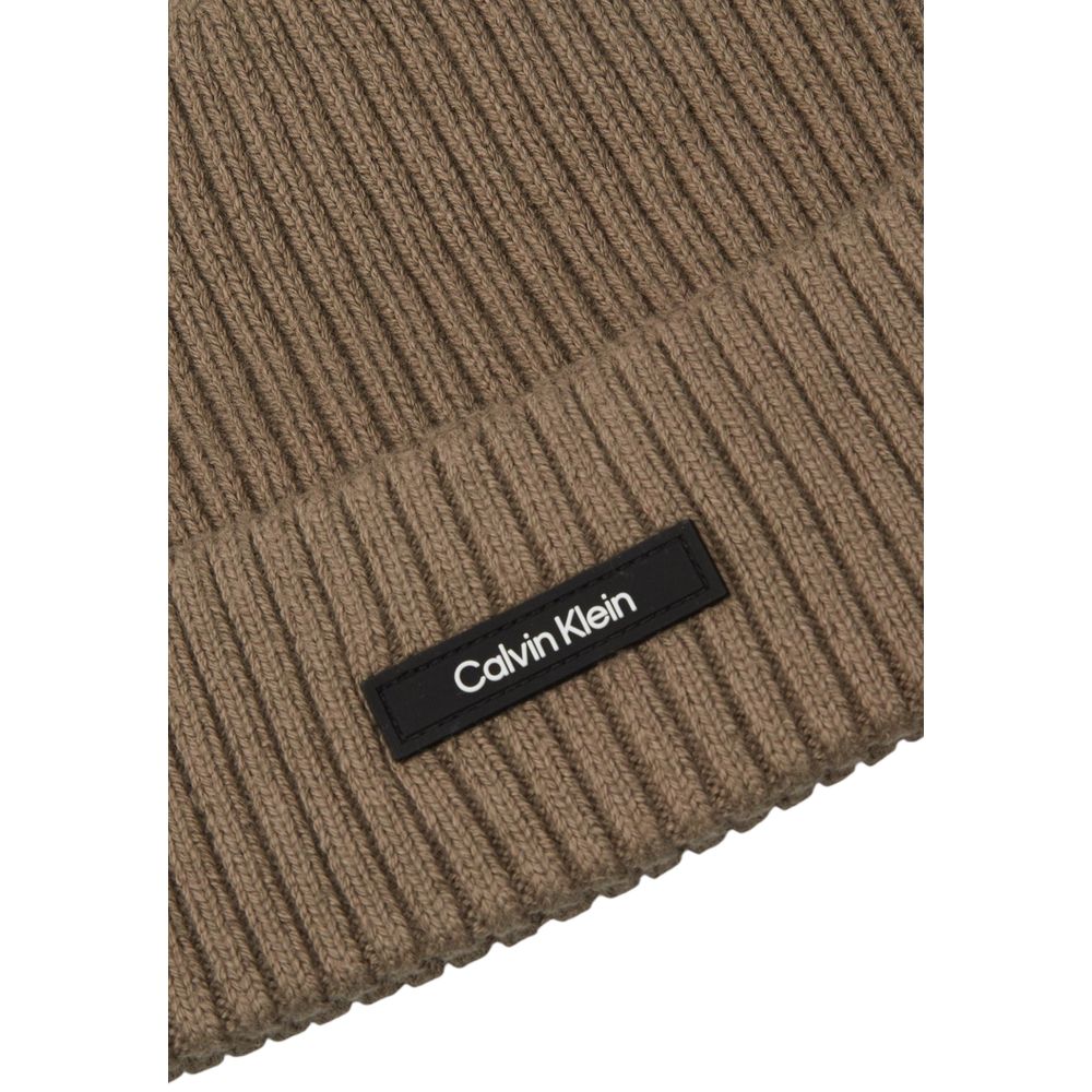 Calvin Klein Beige Organic Cotton Cap (Baseball Hat) Calvin Klein
