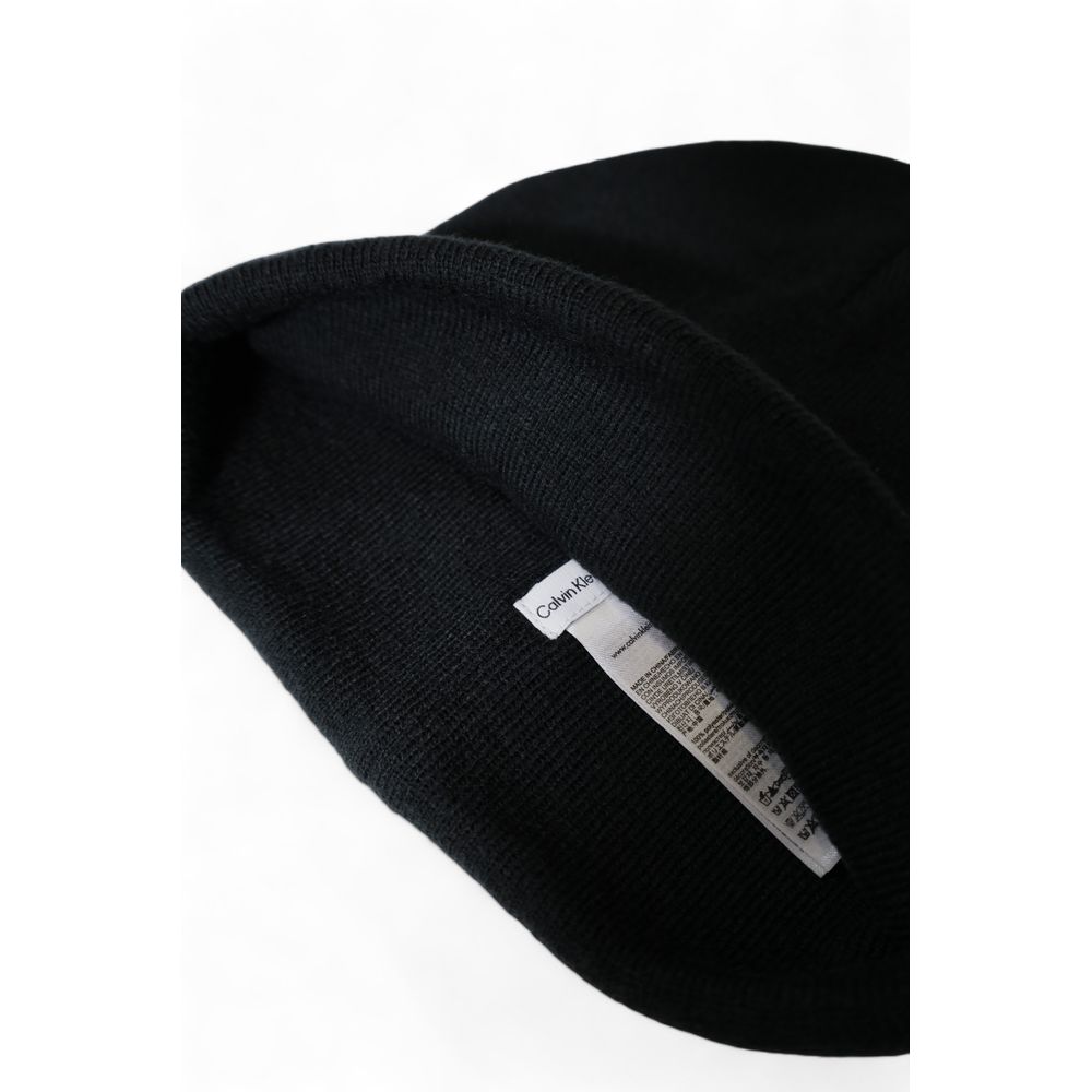 Calvin Klein Black Recycled Polyester Cap (Baseball Hat) Calvin Klein