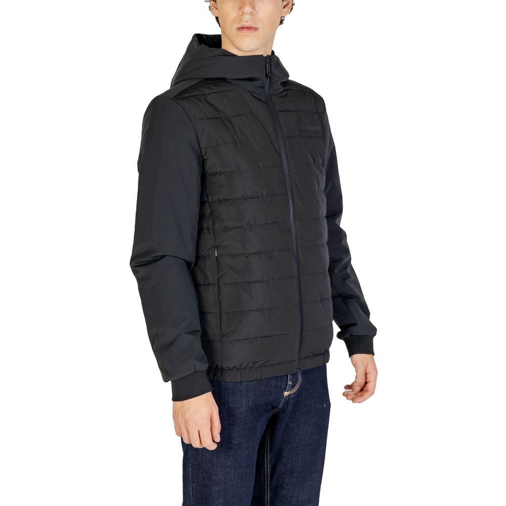 Calvin Klein Black Recycled Polyester Shell Jacket Calvin Klein
