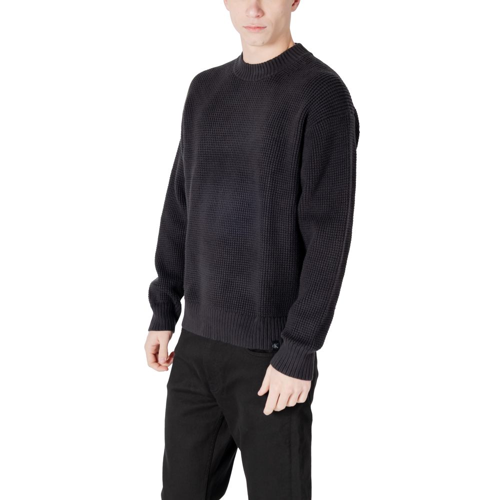 Calvin Klein Jeans Black Organic Cotton Sweatshirt Calvin Klein Jeans