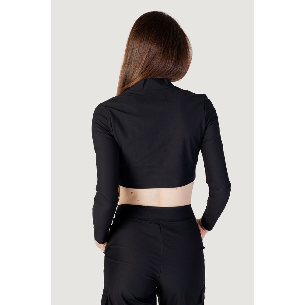 Calvin Klein Jeans Black Recycled Polyester Top Calvin Klein Jeans