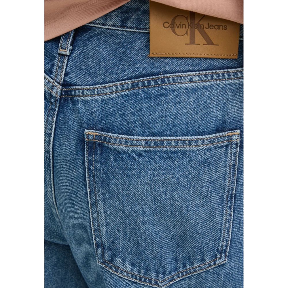 Calvin Klein Jeans Blue Cotton Mom Jeans Calvin Klein Jeans