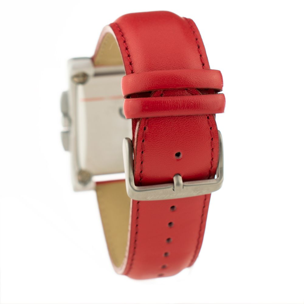Chronotech Red Leather Dress Watch Chronotech