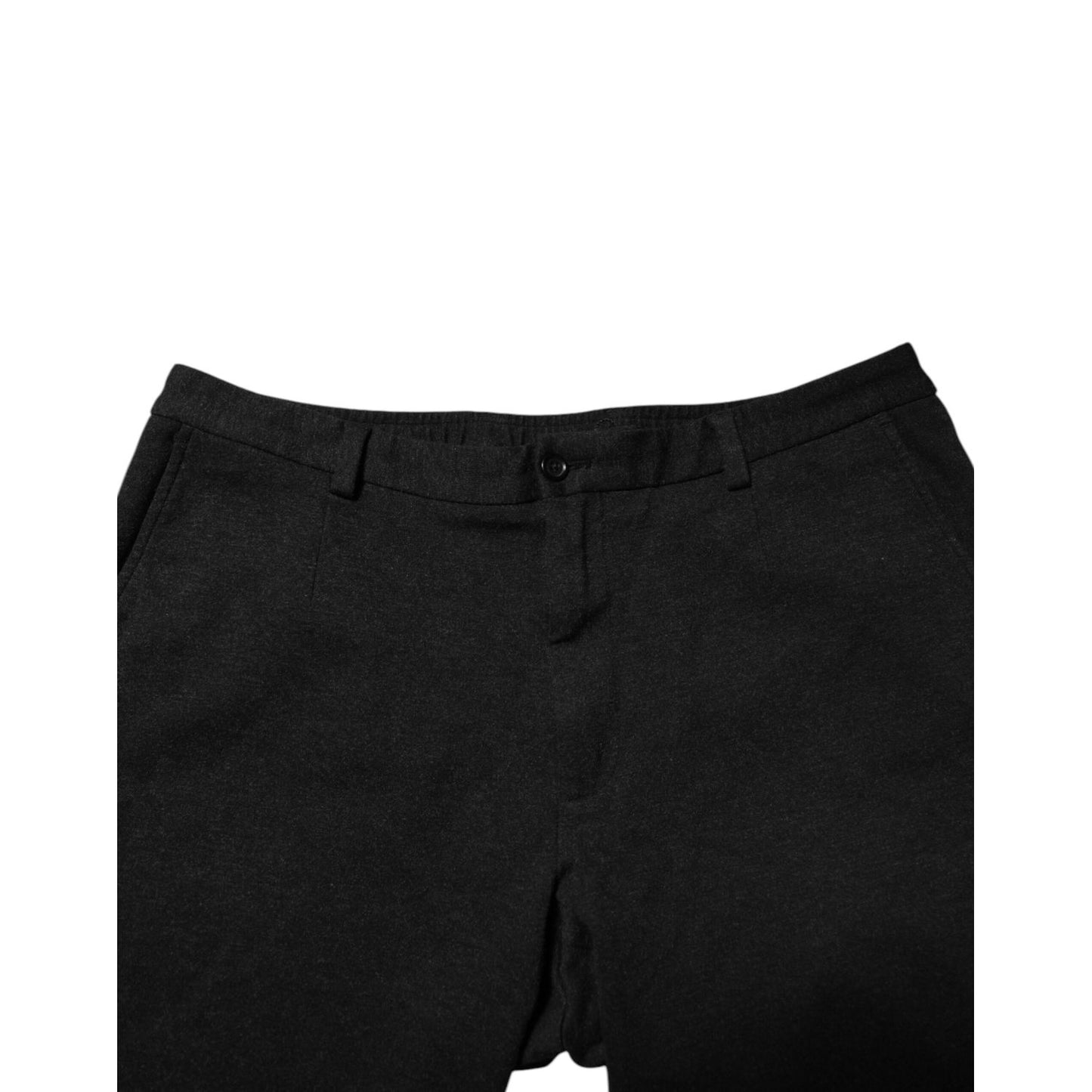 Dolce & Gabbana Dark Gray Viscose Dress Men Pants Dolce & Gabbana