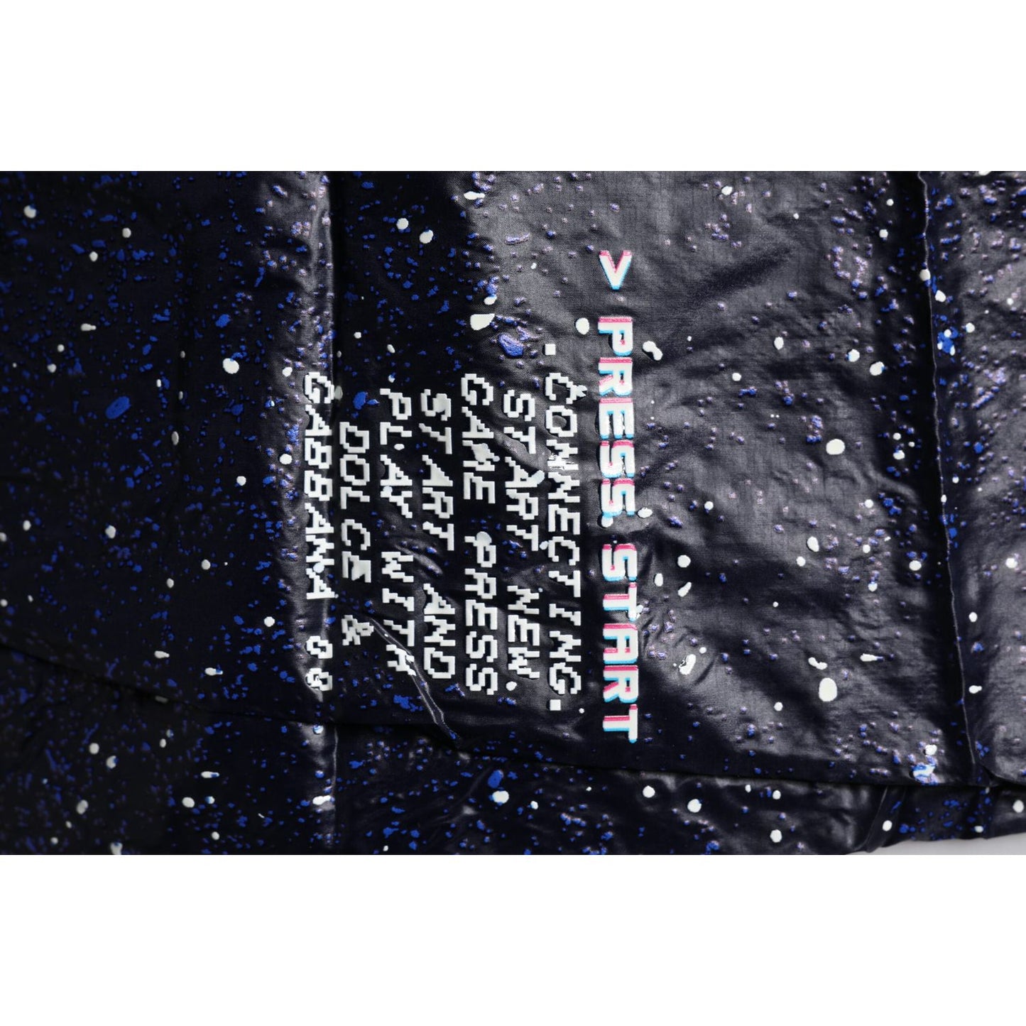 Dolce & Gabbana Dark Blue DG Game Print Cotton Jogger Pants PAN75199-48