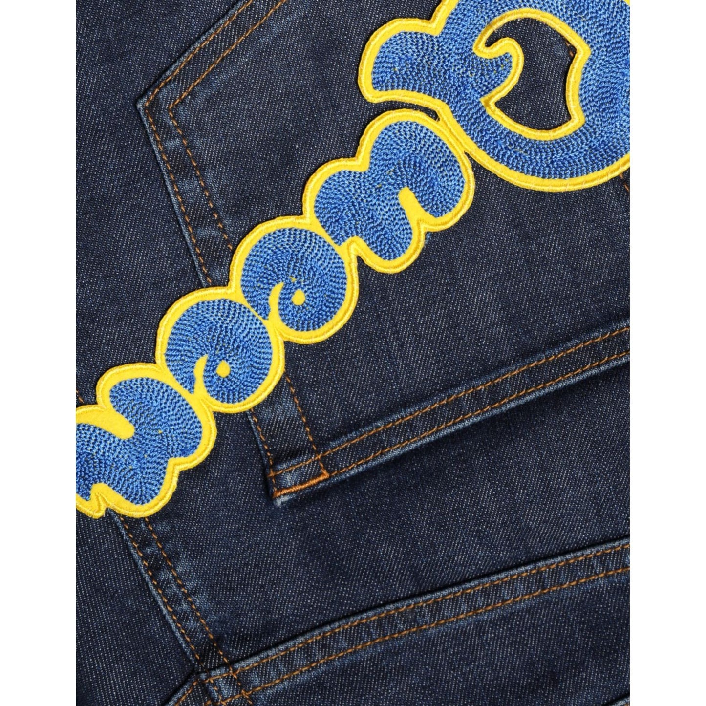 Dolce & Gabbana Dark Blue QUEEN Cotton Skinny Denim Jeans PAN75580-42