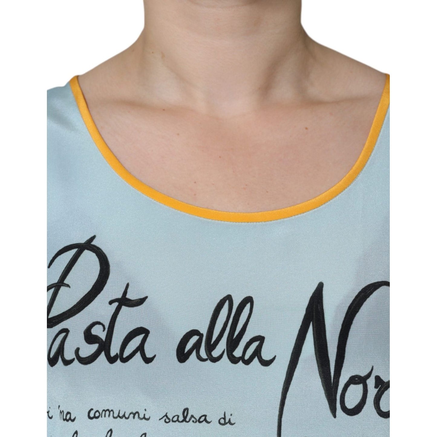 Dolce & Gabbana Multicolor Pasta Alla Norma Print Tank Top TSH86575-40