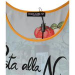 Dolce & Gabbana Multicolor Pasta Alla Norma Print Tank Top TSH86575-40