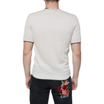 Dolce & Gabbana Off White Cashmere Short Sleeves T-shirt TSH86674-44