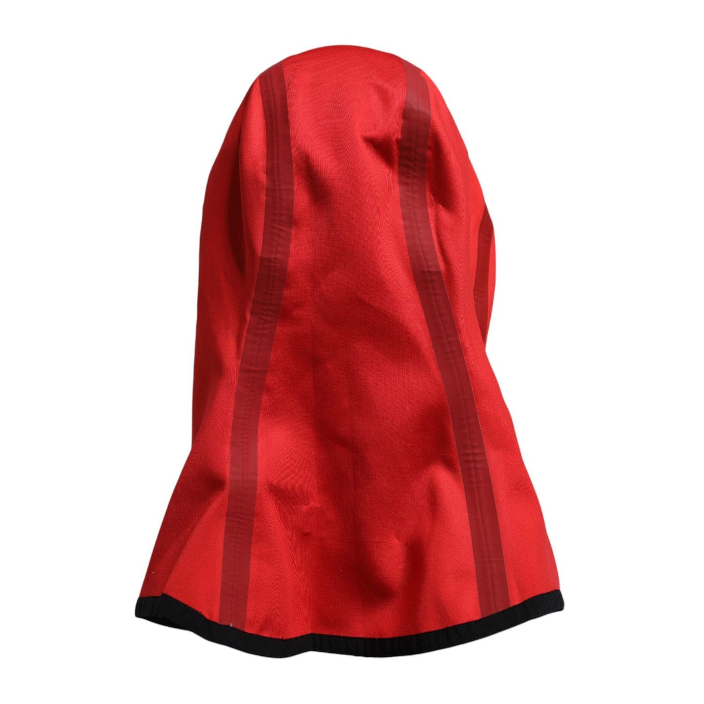 Dolce & Gabbana Red Logo Polyester Wide Brim Balaclava Hat Dolce & Gabbana
