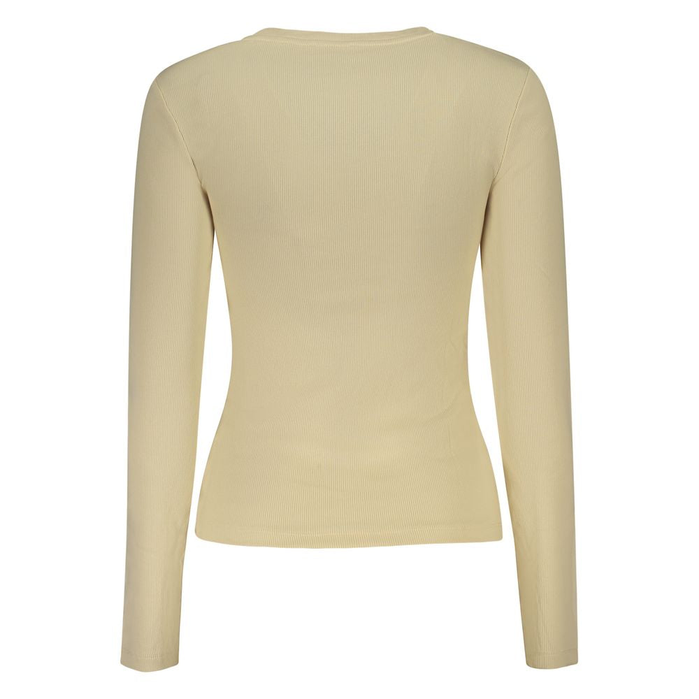 Guess Jeans Beige Cotton Women T-Shirt GU-39644-S