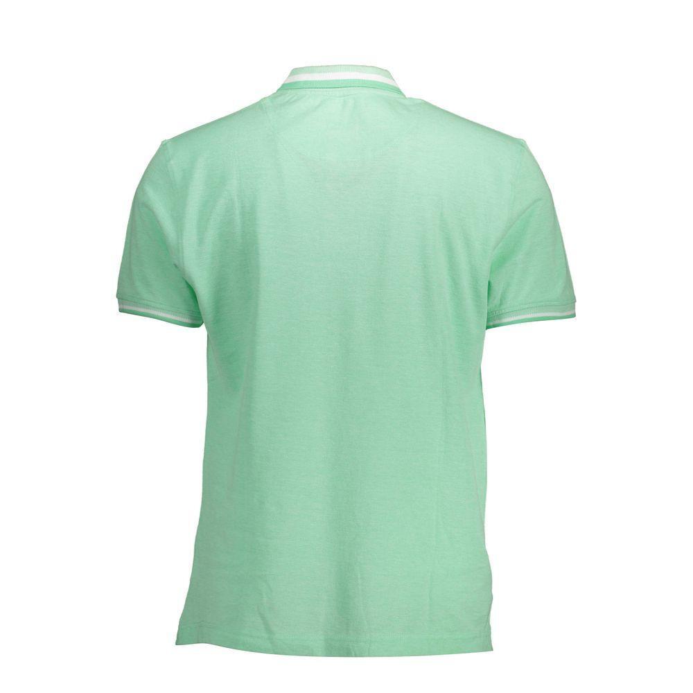 Harmont & Blaine Green Cotton Men Polo Shirt HA-37907-XL