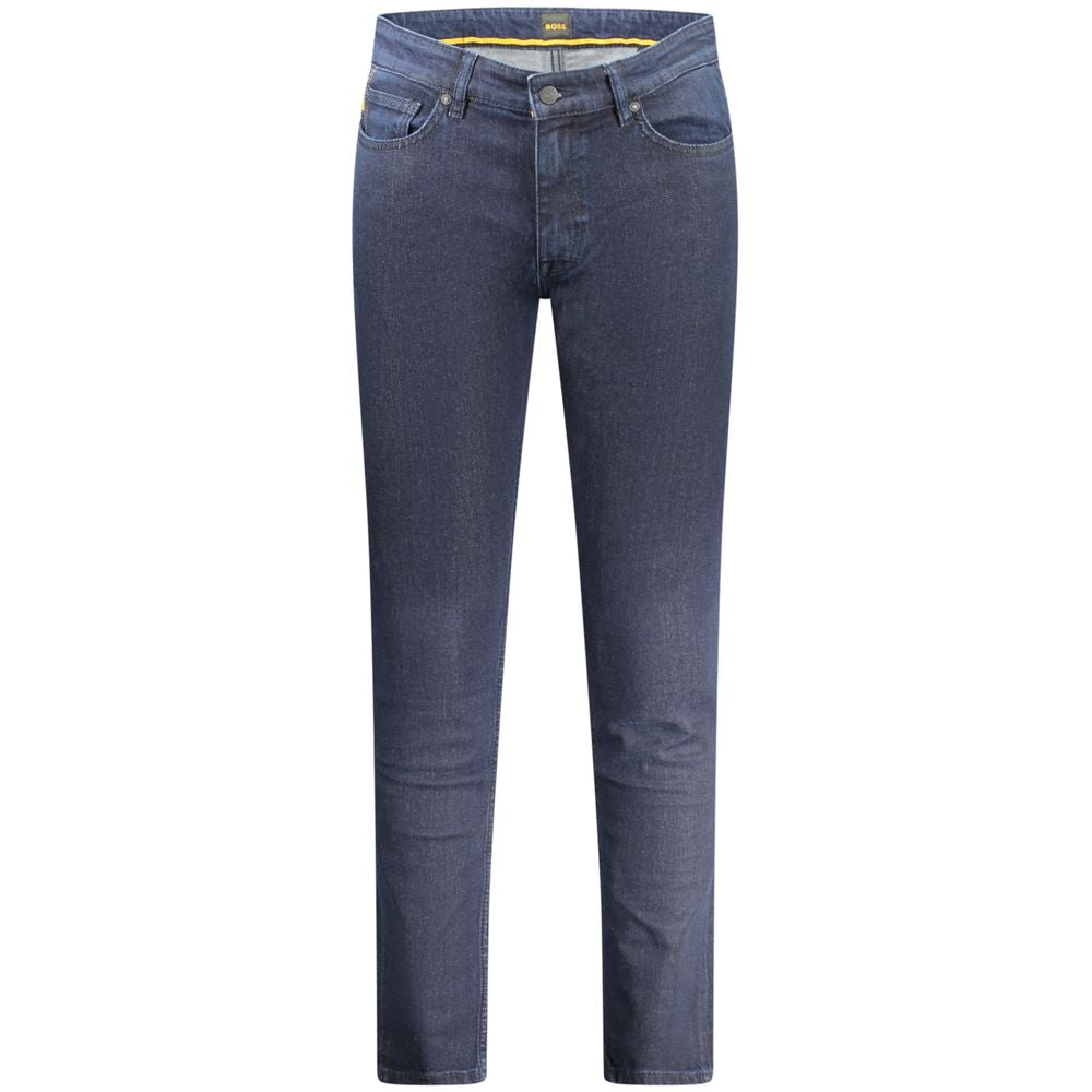 Hugo Boss Blue Cotton Men Jeans BO-39719-W36 | L32