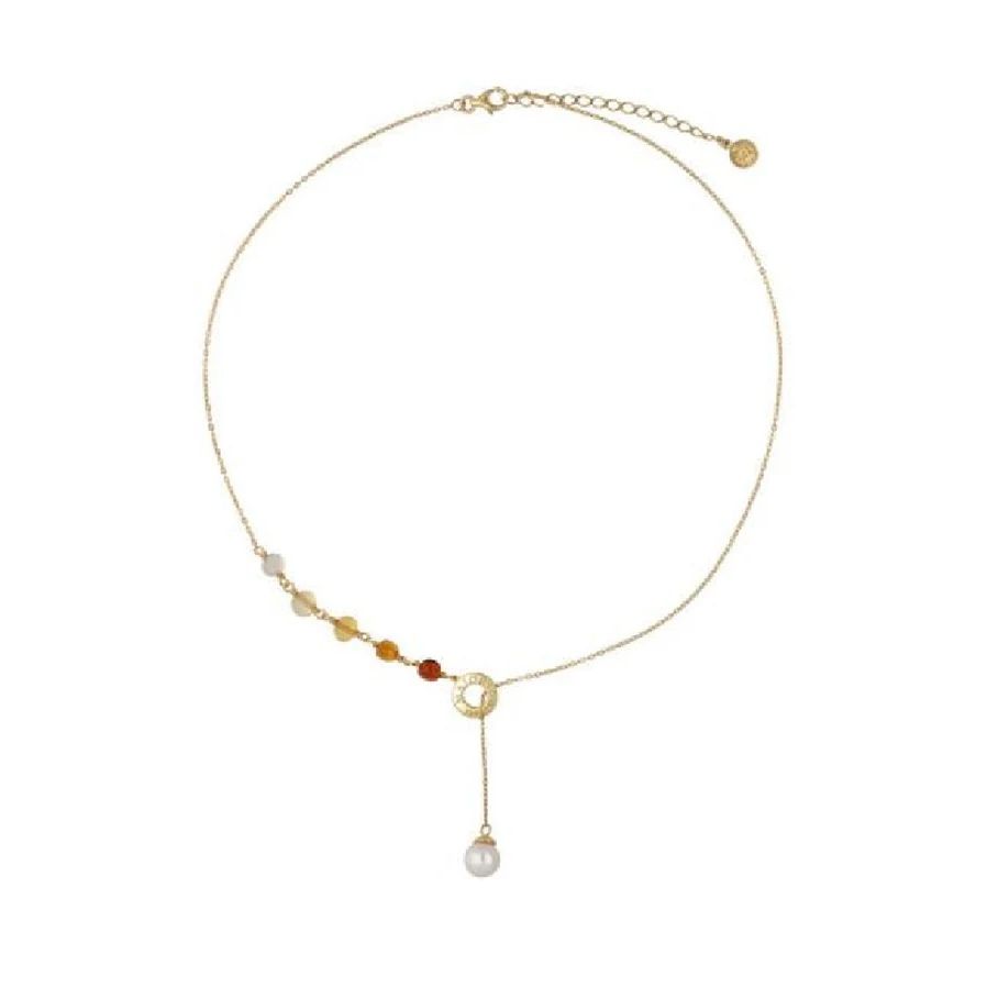 Elegant necklace from MAJORICA JEWELRY Mod. 16687.01.1.000.010.1 featuring pearl and gemstone accents in a delicate gold setting.