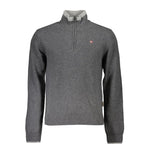 Napapijri Gray Fabric Sweater NA-25052-M