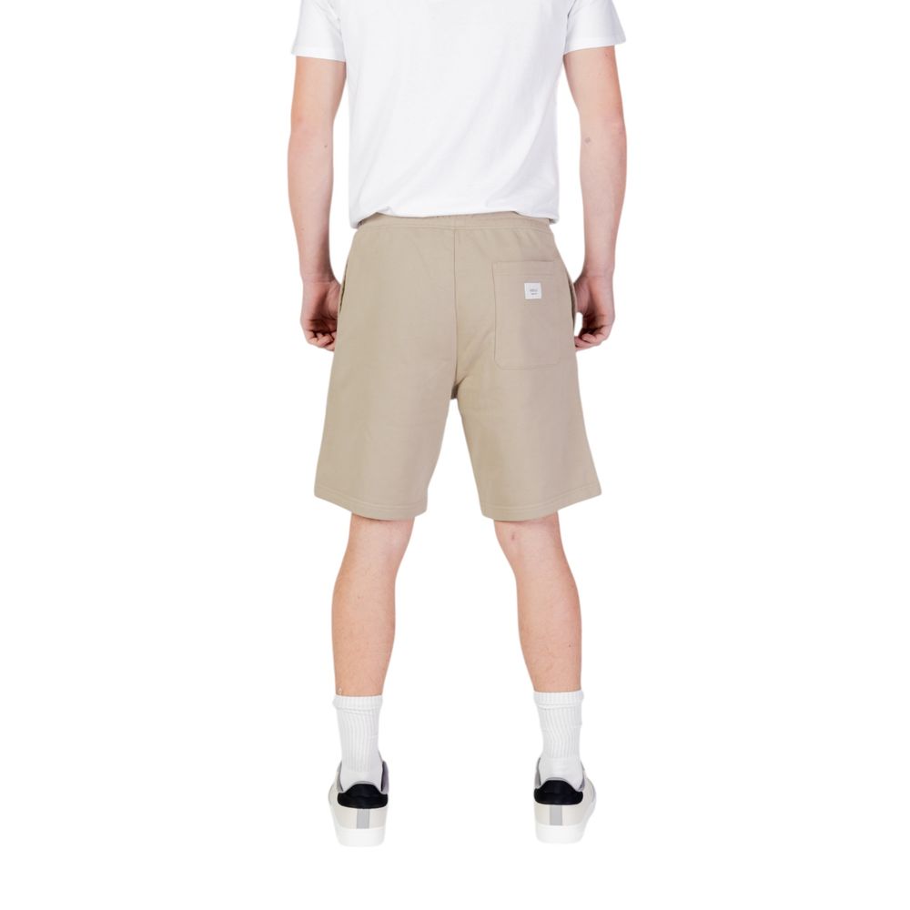 Replay Beige Cotton Bermuda Shorts